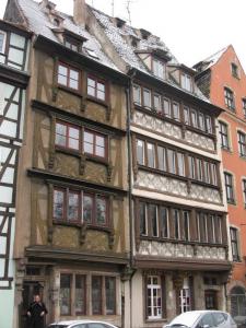 Дома с коломбажем в Страсбурге на набережной Св. Николая