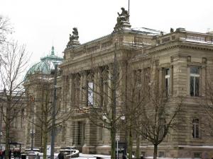 Национальный театр и университетская библиотека, площадь Республики, Страсбург