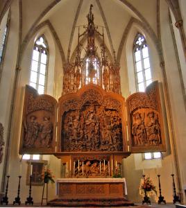 Главный алтарь в соборе, Брайзах-на-Рейне, Германия