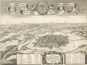 План Кольмара в 1643 г.