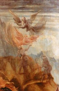 Изенгеймский алтарь, ангелы и пастухи