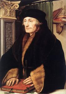 Эразм Роттердамский, портрет кисти Ганса Гольбейна Младшего, 1523
