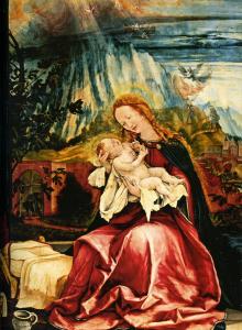Изенгеймский алтарь, Мадонна с младенцем