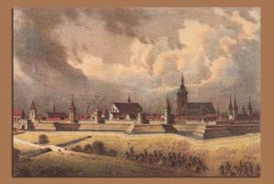 Вид Кольмара в 1643 г.