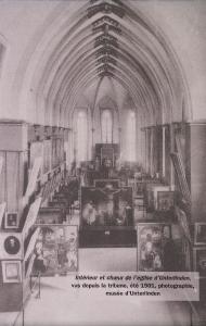 Вид бывшей монастырской часовни, музей Унтерлинден, Кольмар, фотография 1901 года