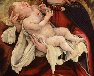 Изенгеймский алтарь, Младенец Христос