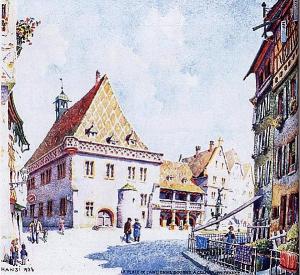 Площадь Старой таможни, Кольмар, Франция