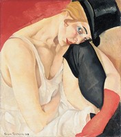 Борис Григорьев, «Женщина в цилиндре», 1919