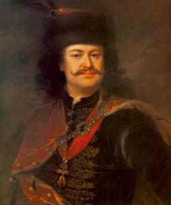 Портрет князя Ференца II Ракоци кисти Адама Маньоки