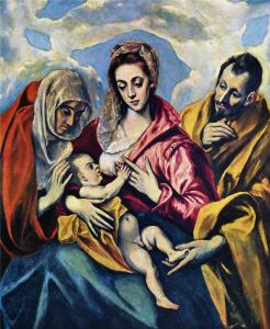 Эль Греко, Святое семейство со св. Анной