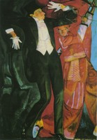 Борис Григорьев, портрет Мейерхольда (1916)