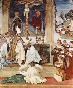 Лоренцо Лотто, фрески в капелле Суарди в Трескоре (1524)