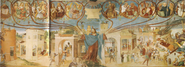 Лоренцо Лотто, фрески в капелле Суарди в Трескоре (1524)