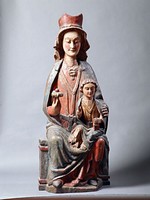 Мадонна с Младенцем на троне, Испания, начало XIV в.