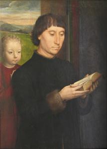 Ганс Мемлинг, «Портрет читающего мужчины» (ок. 1490)