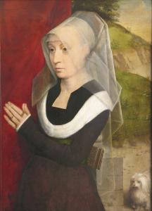 Ганс Мемлинг, «Портрет молящейся женщины» (ок. 1490)