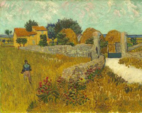 Ван Гог, Жилой дом на ферме в Провансе, 1888