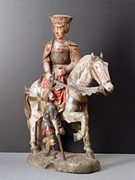 Святой Мартин верхом на коне, Германия или Австрия, конец XV в.