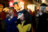 Утреннее шествие на карнавале, Базель, Швейцария