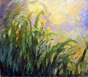 Клод Моне, «Желтые ирисы» (1924-1925)