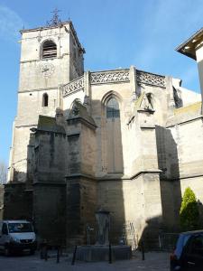 Апсида церкви Нотр-Дам-дез-Анж, Иль-сюр-ла-Сорг, Прованс, Франция