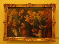 Лукас Кранах Старший, «Христос благословляет детей», Дрезденская картинная галерея