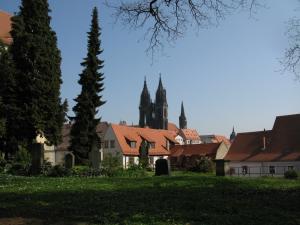 Вид на собор от церкви Св. Афры, Мейсен, Германия
