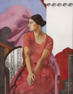 Альфред Курме, «Портрет сестры художника» (1921)
