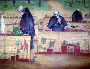 Хуго Симберг, фреска «Сад смерти», собор Тампере, Финляндия