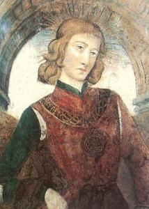 Портрет Амадея IX Савойского в церкви Сан-Доменико, Турин, Италия