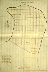 Лаппеенранта, план города 1649 года
