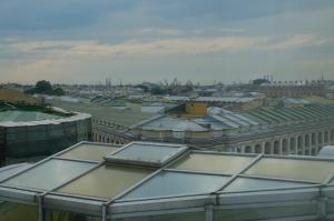 Фотосалон имени Карла Буллы в Санкт-Петербурге, вид из окна на крыши