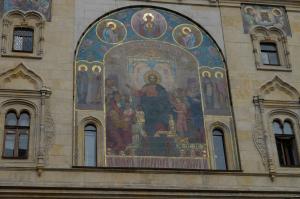 Училищный Совет при Синоде с церковью Александра Невского, мозаика