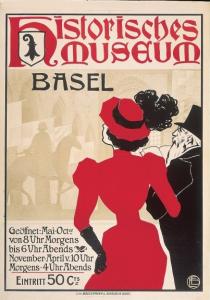 Плакат в честь открытия Исторического музея в Базеле (1894)