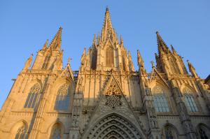 Фасад кафедрального собора, Барселона, Испания
