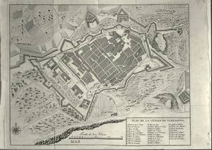 Укрепления Таррагоны, план 1769 года