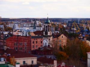 Вид с башни Св. Олафа, Выборгский замок, Россия