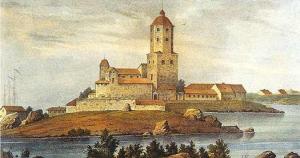 Выборгский замок в 1840 году, Россия