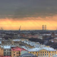 Санкт-Петербург, вид с Исаакиевского собора