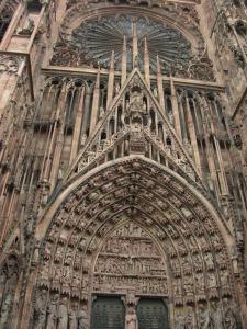 Кафедральный собор Страсбурга, западный портал центрального фасада