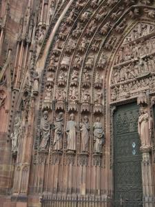 Кафедральный собор Страсбурга, западный портал центрального фасада