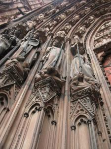 Кафедральный собор Страсбурга, северный портал центрального фасада