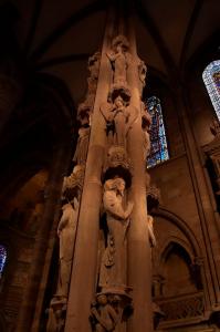 Кафедральный собор Страсбурга, интерьер, Колонна ангелов
