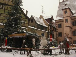 Рождественский городок в Селесте, Эльзас, Франция