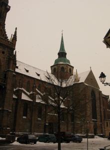 Готическая церковь Св. Георгия (южный боковой неф), Селеста, Эльзас, Франция