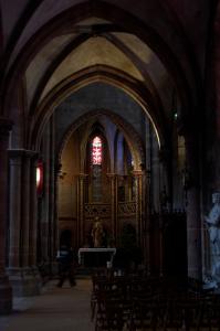 Готическая церковь Св. Георгия, южный боковой неф, Селеста, Эльзас, Франция