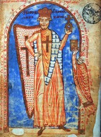 Фридрих Барбаросса - крестоносец, миниатюра из рукописи 1188 г.