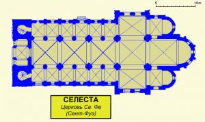 Романская церковь Св. Фе, Селеста, Эльзас, Франция