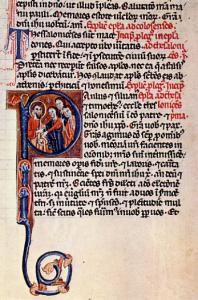 Библия XIII века, подаренная Тауреллусом