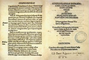Cosmographiae Introductio с экслибрисом Беатуса Ренануса